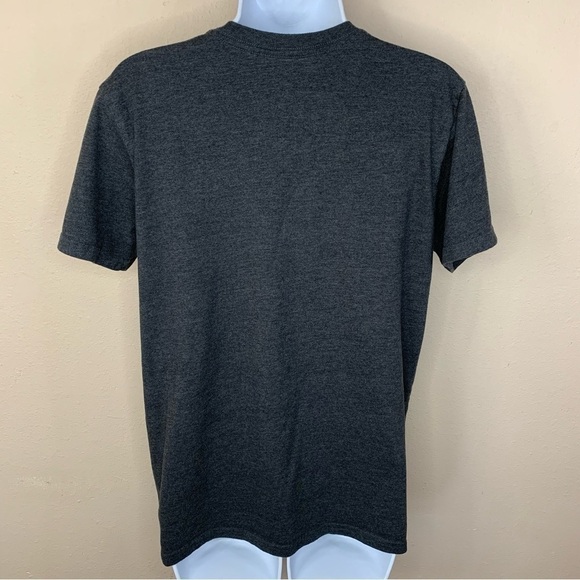 Stranger Things Dark Grey Red Logo Tee T Shirt Womens Large Casual Stretch - Picture 6 of 9